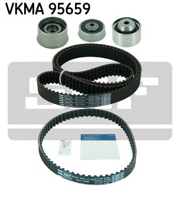VKMA 95659 SKF Комплект (ремінь+ролики)1